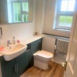 white bathroom design kent