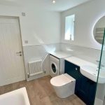 white bathroom remodel