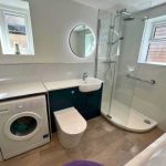 white bathroom revamp